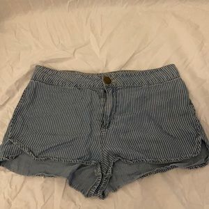BDG Flowy Striped Shorts (Size 2)